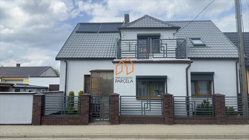 Nowoczesny dom 160 m2 z solarami i tarasem w Zaborowie dom Zaborowo