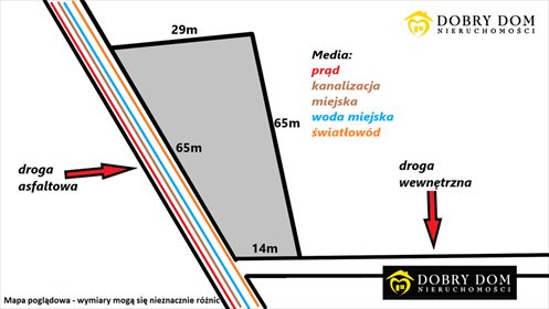 działka na sprzedaż 1385m2 działka Wólka