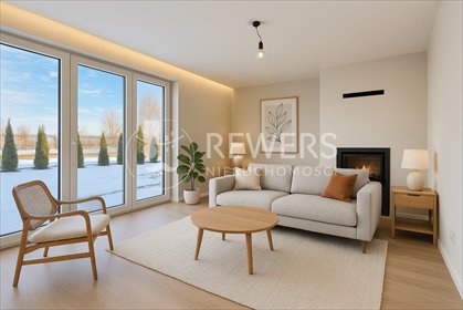 Nowoczesny dom bliźniak 156 m2 z garażem i ogrodem dom Dys