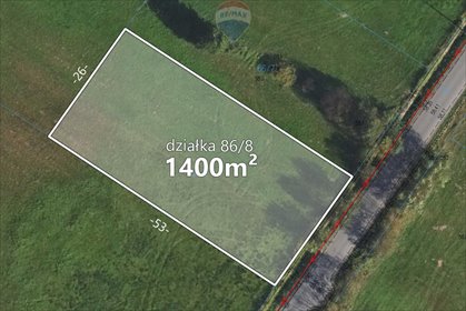 działka na sprzedaż 1400m2 działka Ładne