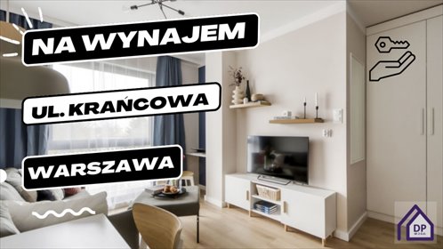 Nowoczesna kawalerka z balkonem, tarasami i pełnym wyposażeniem mieszkanie Warszawa, Włochy, Krańcowa 3