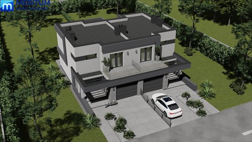 Nowoczesny bliźniak 114 m2 w zielonej okolicy dom Adamowizna