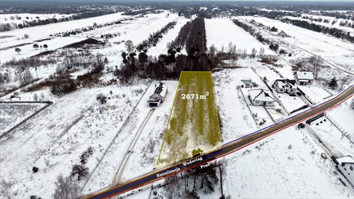 działka na sprzedaż 2671m2 działka Augustówek