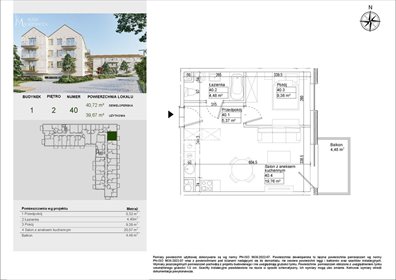 mieszkanie na sprzedaż 40m2 mieszkanie Osielsko, Aleja Adama Mickiewicza