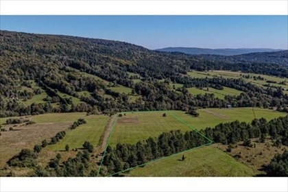 Działka 30 900 m² w Wołowcu - widok na Magurę Małastowską działka Wołowiec