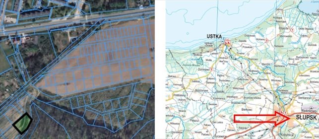 działka na sprzedaż 2053m2 działka Słupsk