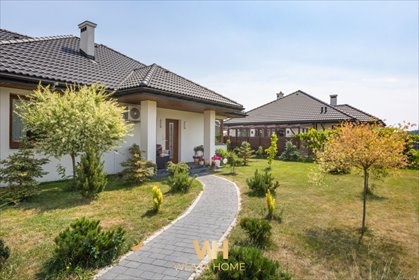 Dom wolnostojący z basenem, 124 m² (wielospadowy, 2019) dom Kałuszyn, Porannej Rosy