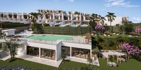 Ekskluzywne wille 142 m² z basenami i ogrodem - polecam! dom El Chaparral, Costa Blanca
