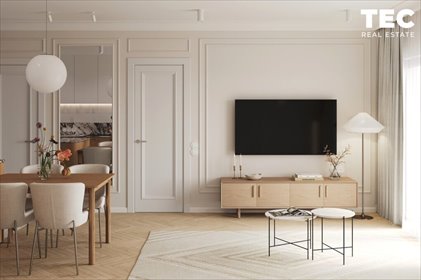 Do sprzedania nowoczesne 3-pokojowe mieszkanie 59 m² z balkonem mieszkanie Kraków, Podgórze