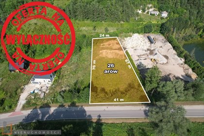 działka na sprzedaż 2600m2 działka Maszków