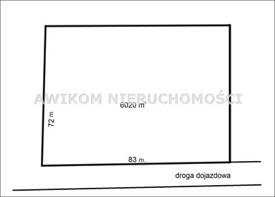 Polecam działkę 6020 m² pod rezydencję blisko natury i A2 działka Chyleniec