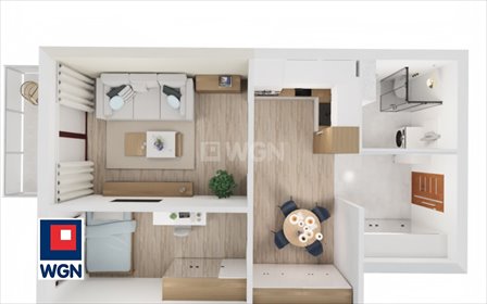 mieszkanie na sprzedaż 46m2 mieszkanie Brodnica, Witosa