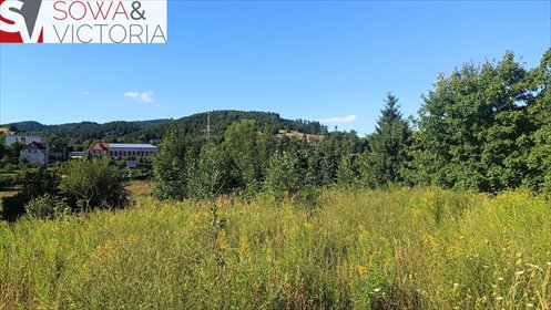 Działka budowlana 2447 m² w Boguszowie-Gorcach - media przy działce działka Boguszów-Gorce