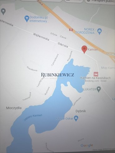 Zapraszam do zakupu działek Kamień 2093 m² z widokiem na jezioro działka Kamień