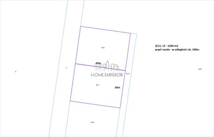 Działka 1200 m² z mediami, w okolicy zabudowa mieszkaniowa działka Nowa Wola