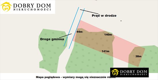działka na sprzedaż 5620m2 działka Płaska