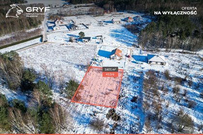 działka na sprzedaż 1601m2 działka Dębnica Kaszubska