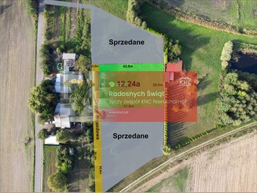 działka na sprzedaż 1224m2 działka Starościce