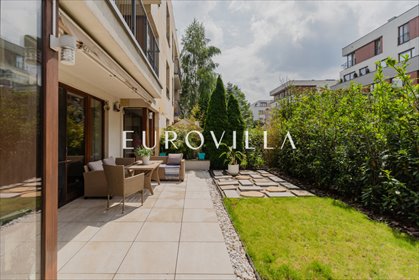 Sprzedam komfortowy apartament 42 m² z ogrodem w Wilanowie mieszkanie Warszawa, Wilanów, Prymasa Augusta Hlonda