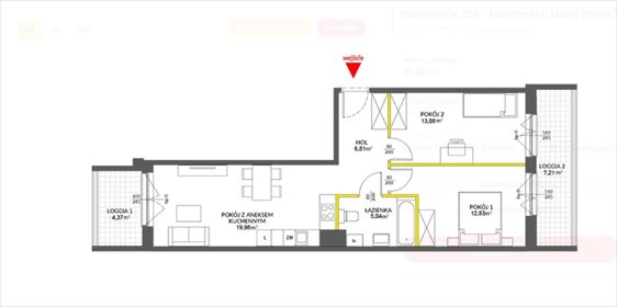 Nowoczesne 3-pokojowe mieszkanie 50 m² w Warszawie zapraszam mieszkanie Warszawa, Targówek, Nowe Bródno, Marywilska