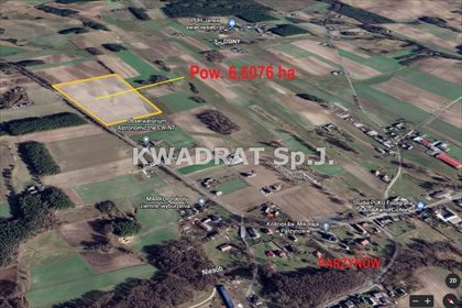 Działka inwestycyjna na sprzedaż Parzynów 66 076m2 Foto 1