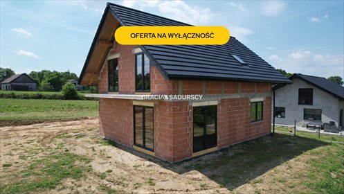 Dom w stanie surowym zamkniętym - 113 m² w Brzezince dom Brzezinka, Dolna