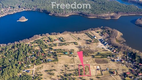 Na sprzedaż działka 2003 m² z widokiem na jezioro w Jabłonce działka Jabłonka