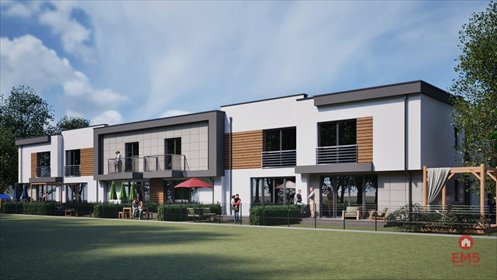 Nowoczesny segment 125 m2 z ogródkiem w Zaściankach dom Zaścianki