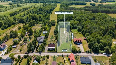 Działka 4823 m² z warunkami zabudowy, las, szybki dojazd działka Łubniki