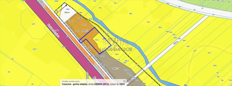 działka na sprzedaż 8700m2 działka Dębina, Warszawska