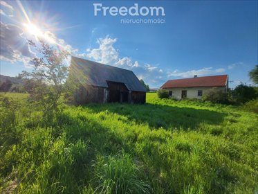Urokliwa działka z domem i stodołą w Małopolsce działka Jastrzębia