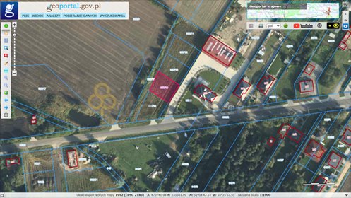 działka na sprzedaż 460m2 działka Kościan