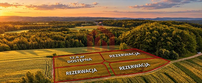 Do sprzedania działki budowlane 11-14 ar w Ropczycach działka Ropczyce, Granice, Leśna