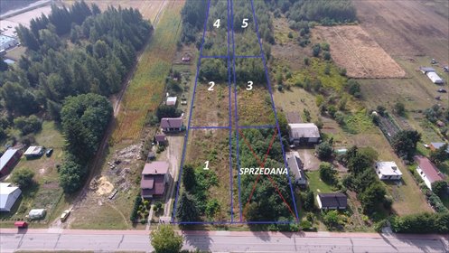 Działka 1055 m2 z mediami, blisko jeziora Rogóźno działka Dąbrowa