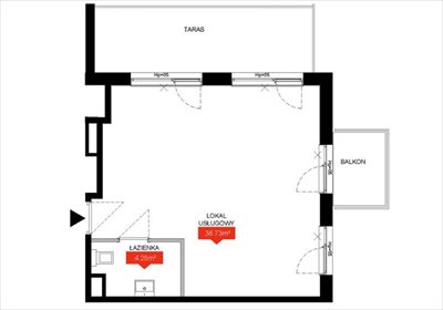lokal użytkowy na sprzedaż 43m2 lokal użytkowy Kraków, Bronowice, Juliusza Lea