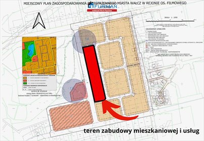 działka na sprzedaż 3000m2 działka Wałcz