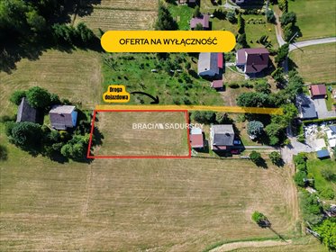 Działka 10,5 ara w Radziszowie - budowa domu lub usług działka Radziszów, Jaśminowa