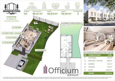 dom na sprzedaż 85m2 dom Żyrardów, Ziołowa