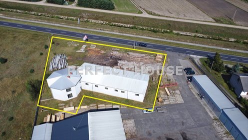Do sprzedania magazyn i biuro 565 m² w Przykonie lokal użytkowy Przykona
