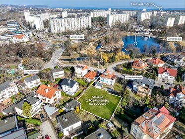 Działka budowlana na sprzedaż Gdańsk, Oliwa, Maurycego Beniowskiego 840m2 Foto 2
