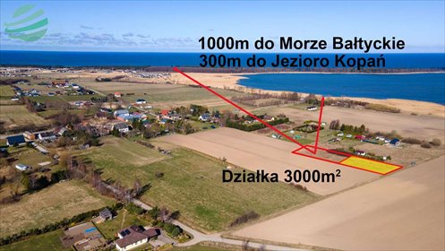 Działka 3000 m² nad morzem, dom i inwestycje - polecam! działka Kopań