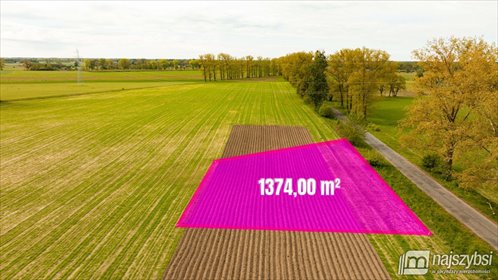 działka na sprzedaż 1374m2 działka Nowogard, Dąbrowa Nowogardzka