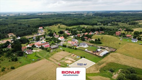 Działka budowlana 1122 m² w Dąbrówce Wielkiej z lasem i jeziorem działka Dąbrówka Wielka