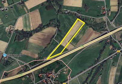 Działka usługowa 10 052 m² z dobrym dojazdem i uzbrojeniem działka Łączka