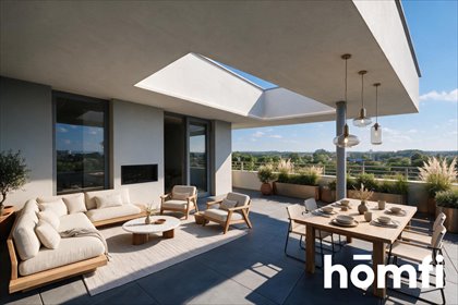 Na sprzedaż luksusowy penthouse 119 m² z 90 m² tarasem i panoramicznym widokiem mieszkanie Łódź, Radogoszcz, Radogoszcz, Nad Sokołówką