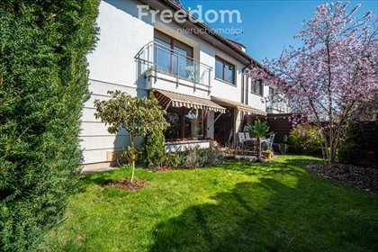 Ekskluzywny dom bliźniaczy 242 m² w Wilanowie z kominkiem dom Warszawa, Wilanów, Przyczółkowa