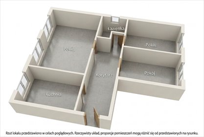 Przestronne 3-pokojowe mieszkanie z klimatyzacją - polecam! mieszkanie Stalowa Wola, Energetyków