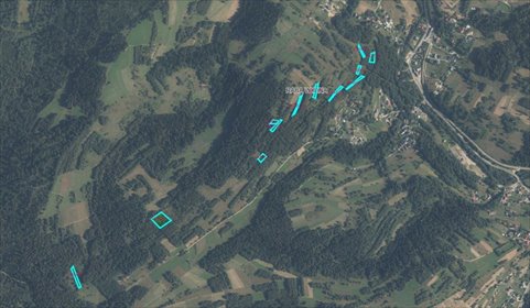 działka na sprzedaż 10788m2 działka Raba Wyżna, Raba Wyżna