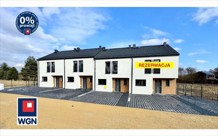 Polecam energooszczędny dom szeregowy 90 m² z klimatyzacją i pompą ciepła dom Orzesze, Zgoń, Malinowa