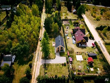 Działka 4km od Grotnik Dom bez pozwolenia 1365m2 działka Grotniki